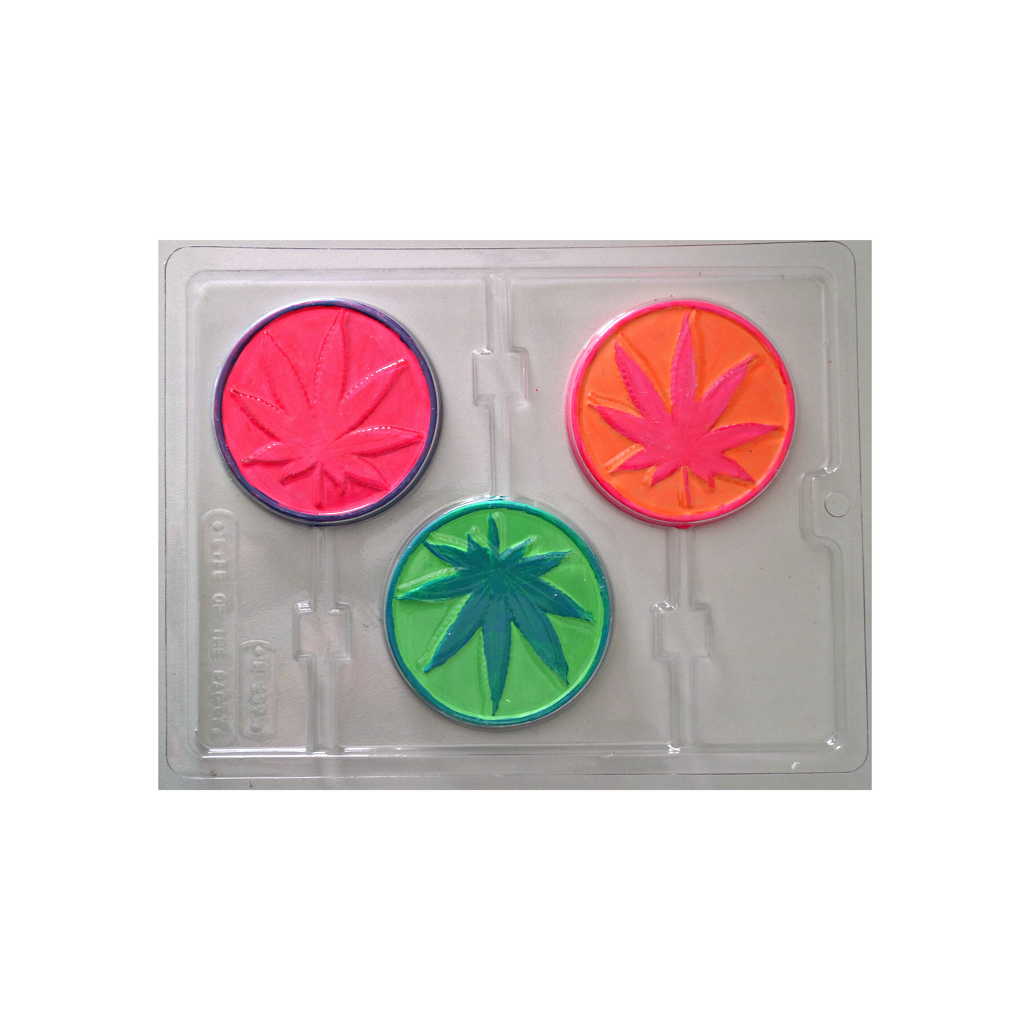 Sweet Sativa Leaf Lolli - Plastic Candy Mold